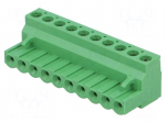Pluggable terminal block | Contacts ph: 5.08mm | ways: 10 | straight