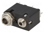 Socket | Jack 3,5mm + Jack 6,35mm | female | stereo | double | THT