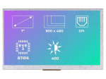 Display: TFT | 7" | 800x480 | Illumin: LED | Dim: 164.8x99.8x9.5mm