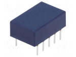 Relay: electromagnetic | DPDT | Ucoil: 12VDC | 0.5A/125VAC | 1A/30VDC