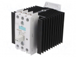 Relay: solid state | Ucntrl: 4&divide;30VDC | 30A | 48&divide;600VAC | 3-phase | DIN