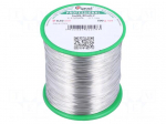 Soldering wire | Sn99,3Cu0,7 | 0.5mm | 500g | lead free | Package: reel