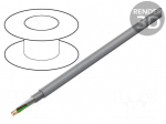Wire | TRONIC-CY LiY-CY | 5x1mm2 | tinned copper braid | PVC | grey