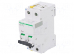 Circuit breaker | 400VAC | Inom: 2A | Poles: 1+N | DIN | Charact: C | 10kA