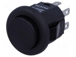 Switch: push-button | Pos: 2 | DPDT | 3A/250VAC | 3A/30VDC | ON-(ON)