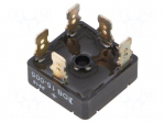 Bridge rectifier: three-phase | Urmax: 50V | If: 15A | Ifsm: 350A | THT