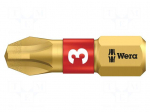 Screwdriver bit | Phillips | PH3 | 1/4" | Overall len: 25mm | BiTorsion