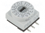 Encoding switch | HEX/BCD | Pos: 16 | SMD | Rcont max: 80m&Omega; | P65