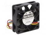 Fan: DC | axial | 24VDC | 52x52x15mm | 30m3/h | 38dBA | ball | 7800rpm