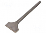 Chisel | for concrete | L: 300mm | metal | SDS-MAX | Tipwidth: 80mm