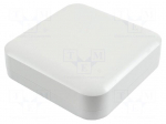 Enclosure: multipurpose | X: 160mm | Y: 160mm | Z: 45mm | ABS | light grey