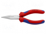 Pliers | cutting,half-rounded nose,universal | 140mm