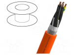 Wire: servo drive | MOTIONLINE&reg; PREMIUM | 4G2.5mm2 | orange | Cu