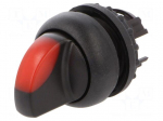 Switch: rotary | 22mm | Stabl.pos: 2 | red | M22-FLED,M22-LED | IP67