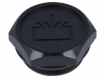 Fill plug | without side hole | Thread: M40 | Overall len: 24mm