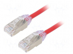 Patch cord | F/UTP,TX6A-28&trade; | Cat: 6a | RJ45 plug,both sides | wire