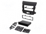 Radio frame | Citro&euml;n,Mitsubishi,Peugeot | 2 DIN | black