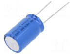 Capacitor: electrolytic | low ESR | THT | 470uF | 63VDC | &Oslash;16x25mm | &plusmn;20%