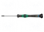 Screwdriver: precision | hex key,spherical | HEX 1.5mm