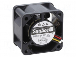 Fan: DC | axial | 12VDC | 40x40x28mm | 14.64m3/h | 30dBA | ball | 6700rpm