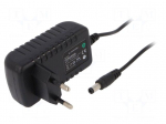 Power supply: switching | mains,plug-in | 24VDC | 0.5A | 12W | 81.71%