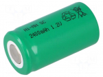Re-battery: Ni-MH | SubC | 1.2V | 2400mAh | &Oslash;22x42mm