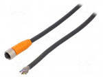 Cable: for sensors/automation | M12 | PIN: 8 | straight | 25m | plug