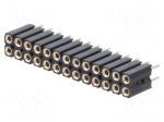 Connector: pin strips | socket | female | PIN: 26 | THT | 3A | 150V | BL 6