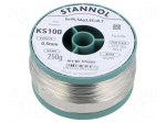 Tin | lead free | Sn95,5Ag3,8Cu0,7 | 0.5mm | 0.25kg | reel | 217&deg;C | KS100
