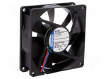 Fan: DC | axial | 24VDC | 80x80x25mm | 33m3/h | 12dBA | slide | 1500rpm