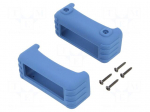 Silicone protector | thermoplastic rubber | Colour: blue | 2pcs.