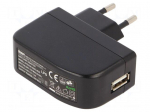 Power supply: switching | mains,plug-in | 5VDC | 1.2A | 6W | 79.03%