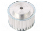 Belt pulley | T10 | W: 50mm | whell width: 66mm | &Oslash;: 93.65mm | aluminium