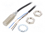 Sensor: inductive | OUT: PNP / NC | 0&divide;1.6mm | 10&divide;30VDC | M12 | 2m | IP67