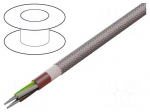 Wire | silicone | SiHF | 4G4mm2 | Cu | stranded | brown-red | 300V,500V