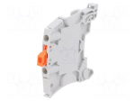 Splice terminal: rail | Entrelec | 150V | for DIN rail mounting