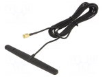 Antenna | 2G,3G,4G,GSM,LTE | 2dBi,4.1dBi | glued | 122x14x6mm | LL100