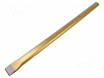 Cold chisel | flat | L: 500mm | Tipwidth: 30mm