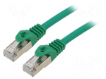 Patch cord | S/FTP | Cat: 6a | RJ45 plug,both sides | stranded | Cu | 10m
