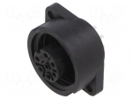 Connector: circular | 250V | 10A | PIN: 7 | socket | female | soldering