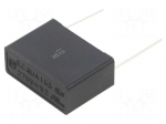 Capacitor: polypropylene | X2 | ECQUA | 1.5uF | 275VAC | 31x22x12mm | THT