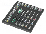 Wrench-set | 6-angles,hex key,socket spanner | 31pcs.