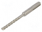 Drill bit | for concrete | &Oslash;: 6mm | L: 115mm | SDS-Plus&reg;