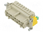 Connector: HDC | contact insert | female | 16A | 500V | Han&reg; ES | PIN: 16