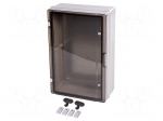 Enclosure: wall mounting | X: 410mm | Y: 610mm | Z: 202mm | ABS | IP65