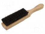 Brush | wire,double-sided | wood | Tool length: 260mm