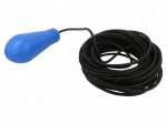 Sensor: liquid level | max.50&deg;C | OUT: NO + NC | cables | IP68 | 10A