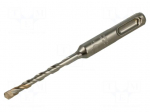 Drill bit | for concrete | &Oslash;: 5mm | L: 110mm | SDS-Plus&reg;
