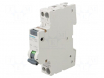 RCBO breaker | Inom: 10A | Ires: 30mA | Poles: 1+N | 230/400VAC | IP20