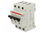 Circuit breaker | 230/400VAC | Inom: 4A | Poles: 3 | Charact: C | 6kA